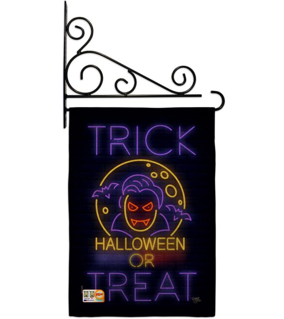 Halloween Dracula - Halloween Fall Vertical Impressions Decorative Flags HG112087 Made In USA - Image 12