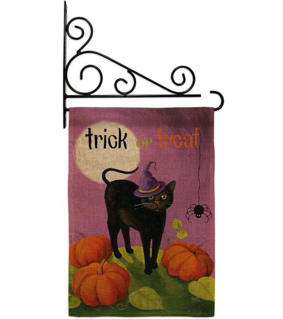 Halloween Cat - Halloween Fall Vertical Impressions Decorative Flags HG112095 Made In USA - Image 14