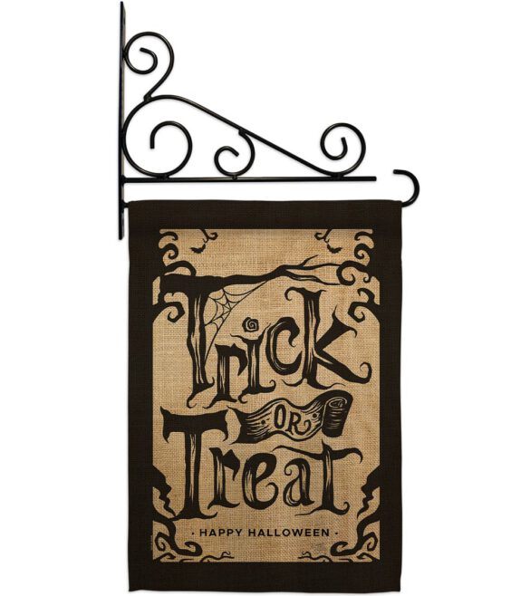 Halloween Trick - Halloween Fall Vertical Impressions Decorative Flags HG112100 Made In USA - Image 8