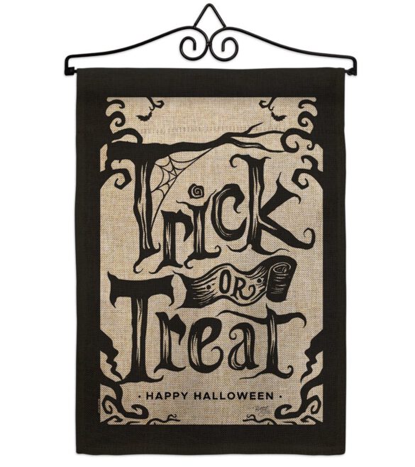 Halloween Trick - Halloween Fall Vertical Impressions Decorative Flags HG112100 Made In USA - Image 13