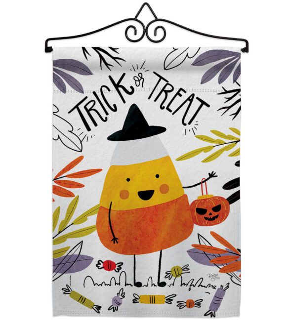 Candy Corn - Halloween Fall Vertical Impressions Decorative Flags HG112103 Made In USA - Image 7