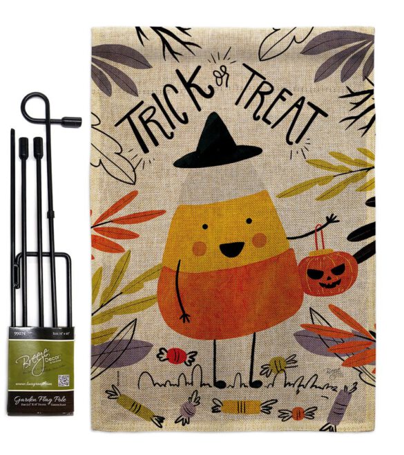 Candy Corn - Halloween Fall Vertical Impressions Decorative Flags HG112103 Made In USA - Image 14