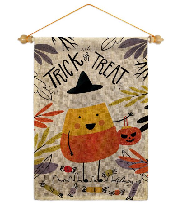 Candy Corn - Halloween Fall Vertical Impressions Decorative Flags HG112103 Made In USA - Image 23