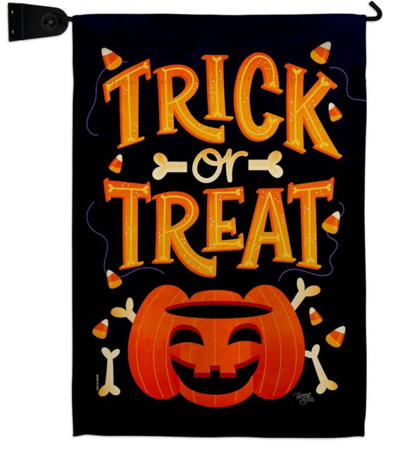 Happy Pumpkin - Halloween Fall Vertical Impressions Decorative Flags HG112106 Made In USA - Image 9