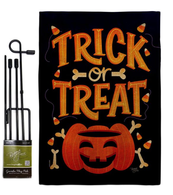 Happy Pumpkin - Halloween Fall Vertical Impressions Decorative Flags HG112106 Made In USA - Image 16
