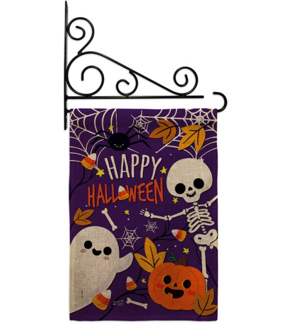 Happy Halloween - Halloween Fall Vertical Impressions Decorative Flags HG137237 Made In USA - Image 14