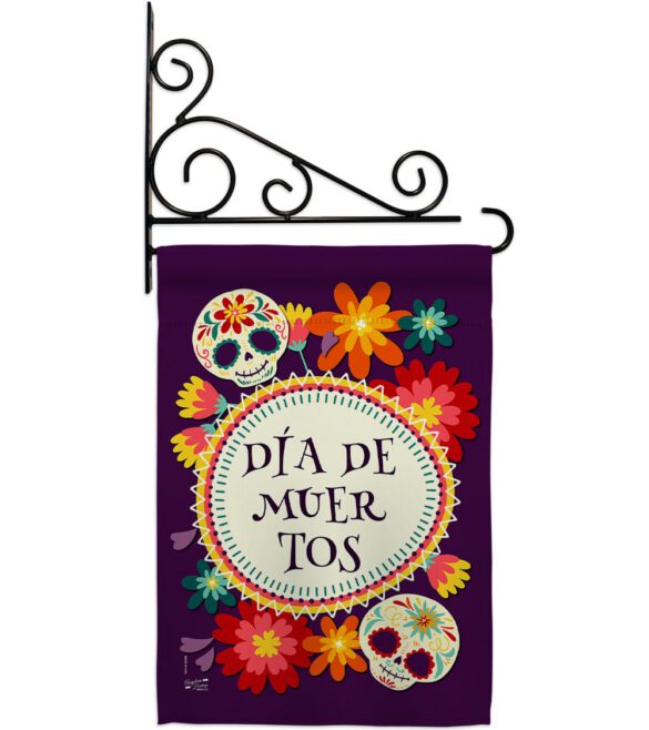 Celebrate Dia de Muertos - Halloween Fall Vertical Impressions Decorative Flags HG137249 Made In USA - Image 8
