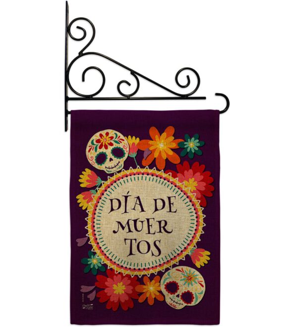 Celebrate Dia de Muertos - Halloween Fall Vertical Impressions Decorative Flags HG137249 Made In USA - Image 14