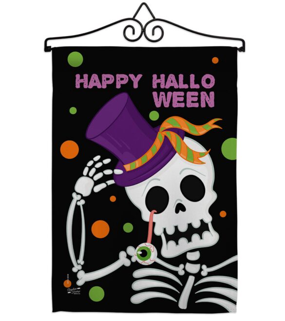 Happy Halloween - Halloween Fall Vertical Impressions Decorative Flags HG137262 Made In USA - Image 7