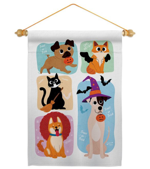 Halloween Dress Up - Halloween Fall Vertical Impressions Decorative Flags HG137623 Made In USA - Image 10