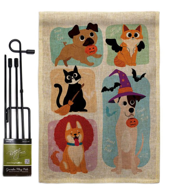 Halloween Dress Up - Halloween Fall Vertical Impressions Decorative Flags HG137623 Made In USA - Image 16
