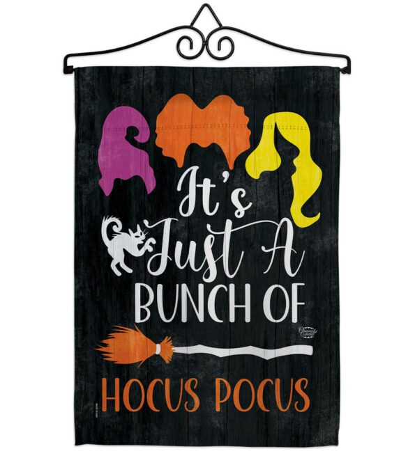 Bunch of Hocus Pocus - Halloween Fall Vertical Impressions Decorative Flags HG190179 Made In USA - Image 16