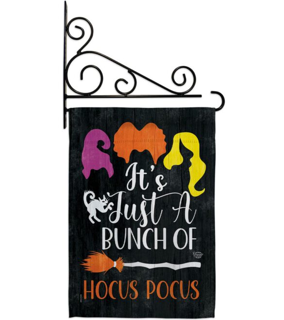 Bunch of Hocus Pocus - Halloween Fall Vertical Impressions Decorative Flags HG190179 Made In USA - Image 17