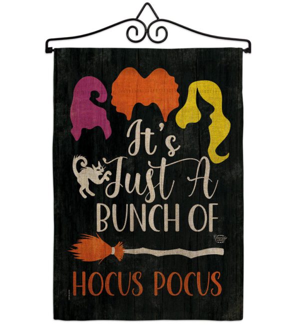 Bunch of Hocus Pocus - Halloween Fall Vertical Impressions Decorative Flags HG190179 Made In USA - Image 37