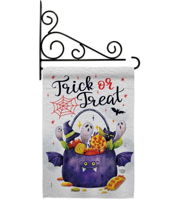 Full Treat - Halloween Fall Vertical Impressions Decorative Flags HG190180 Made In USA - Image 17