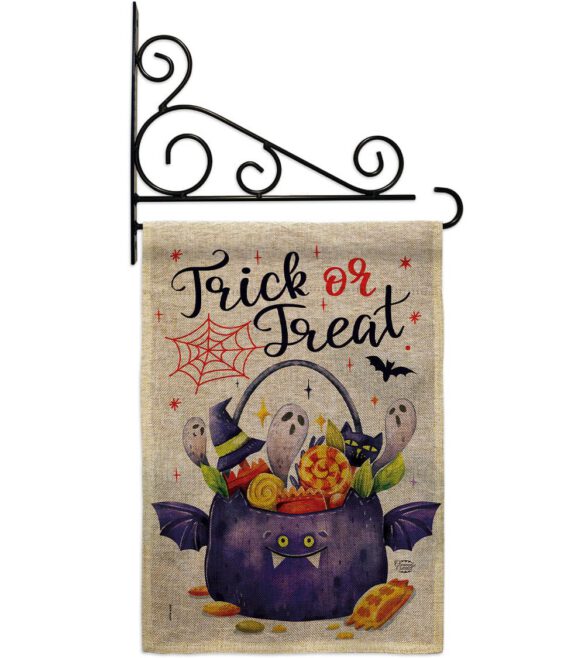 Full Treat - Halloween Fall Vertical Impressions Decorative Flags HG190180 Made In USA - Image 38