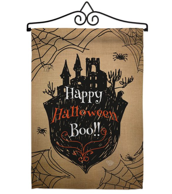 Happy Halloween Boo - Halloween Fall Vertical Impressions Decorative Flags HG191020 Made In USA - Image 7