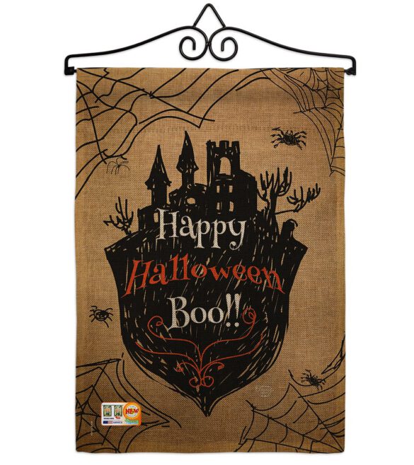 Happy Halloween Boo - Halloween Fall Vertical Impressions Decorative Flags HG191020 Made In USA - Image 10