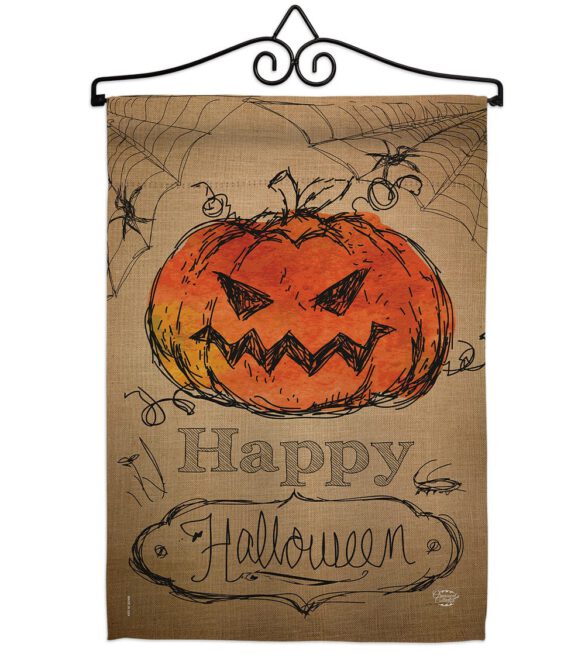 Happy Halloween - Halloween Fall Vertical Impressions Decorative Flags HG191023 Made In USA - Image 7