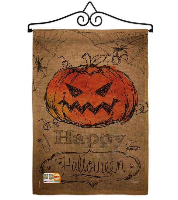 Happy Halloween - Halloween Fall Vertical Impressions Decorative Flags HG191023 Made In USA - Image 10