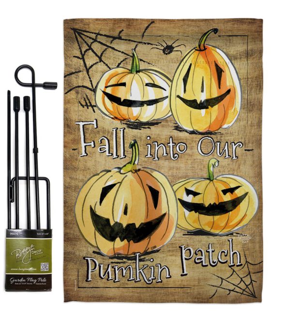 Halloween Pumpkin Patch - Halloween Fall Vertical Impressions Decorative Flags HG191025 Made In USA - Image 4