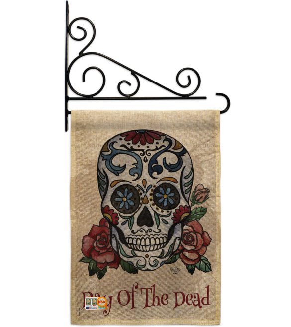 Day of the Dead - Halloween Fall Vertical Impressions Decorative Flags HG191026 Made In USA - Image 12