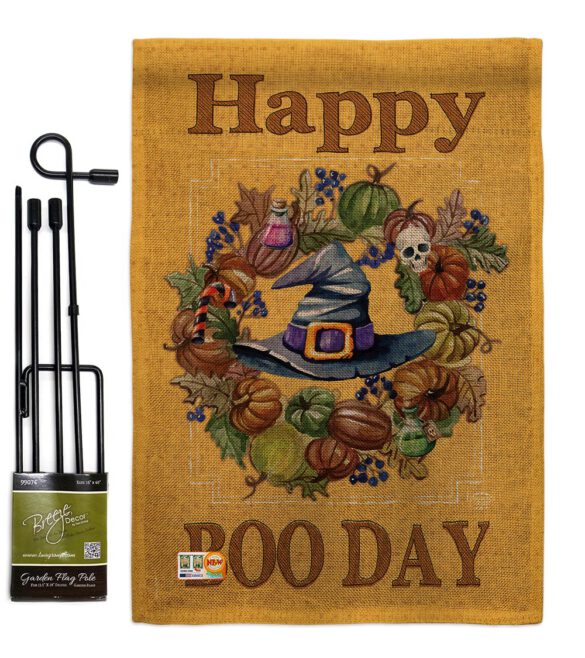 Happy Boo Day - Halloween Fall Vertical Impressions Decorative Flags HG191028 Made In USA - Image 9