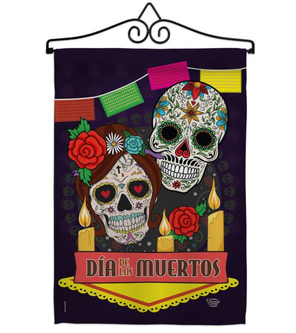 Dia de los Muertos - Halloween Fall Vertical Impressions Decorative Flags HG191029 Made In USA - Image 7