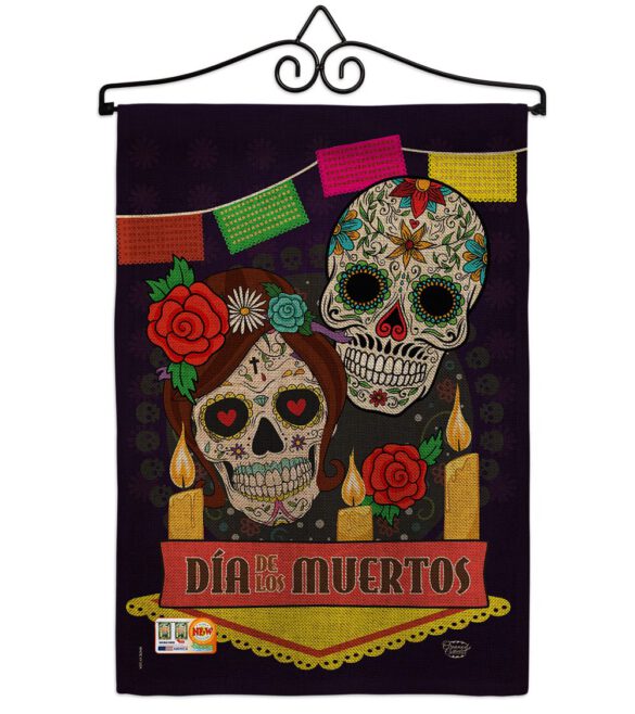 Dia de los Muertos - Halloween Fall Vertical Impressions Decorative Flags HG191029 Made In USA - Image 10