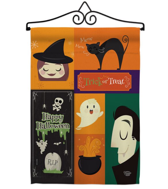 Halloween Trick or Treat - Halloween Fall Vertical Impressions Decorative Flags HG191030 Made In USA - Image 7