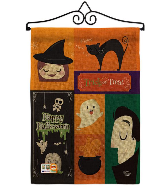 Halloween Trick or Treat - Halloween Fall Vertical Impressions Decorative Flags HG191030 Made In USA - Image 10