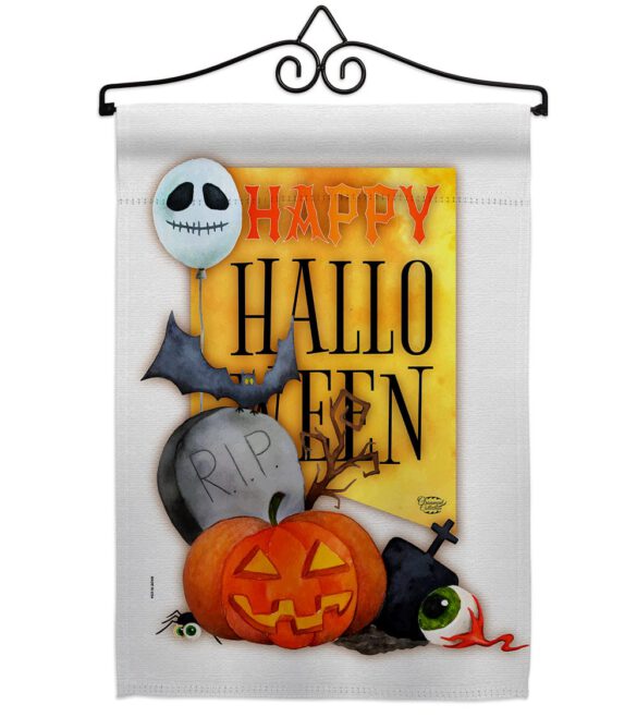 Happy Halloween Spirit - Halloween Fall Vertical Impressions Decorative Flags HG192073 Made In USA - Image 7