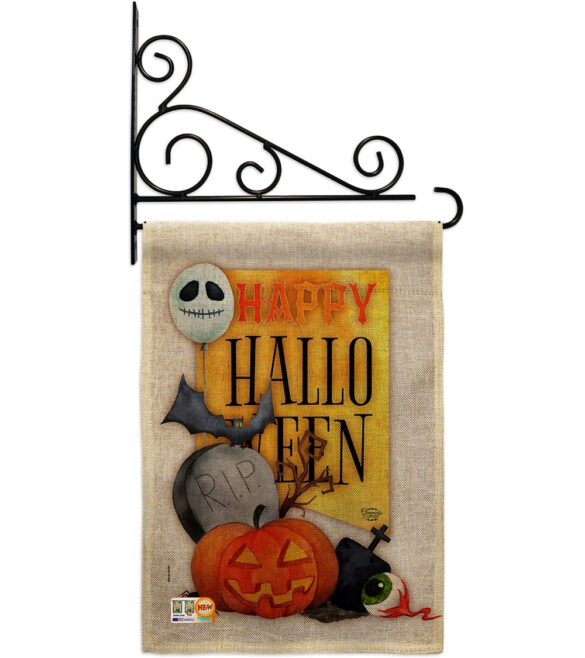 Happy Halloween Spirit - Halloween Fall Vertical Impressions Decorative Flags HG192073 Made In USA - Image 12