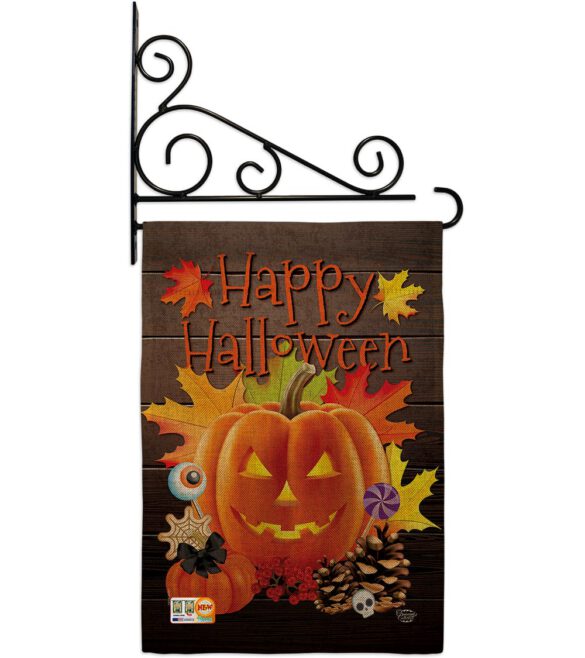 Evil Halloween Pumpkin - Halloween Fall Vertical Impressions Decorative Flags HG192141 Made In USA - Image 12