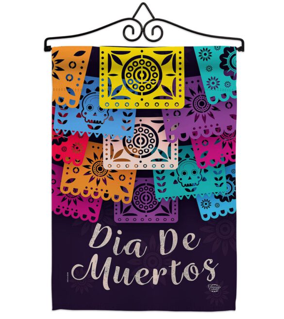 Dia De Muertos - Halloween Fall Vertical Impressions Decorative Flags HG192214 Made In USA - Image 7