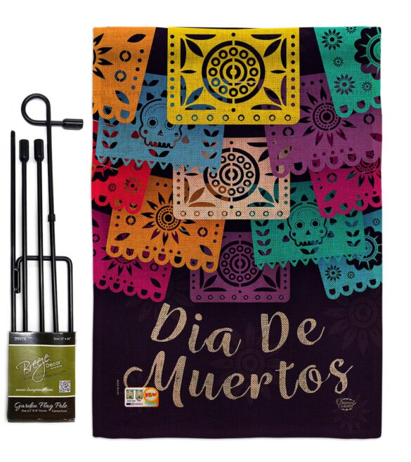 Dia De Muertos - Halloween Fall Vertical Impressions Decorative Flags HG192214 Made In USA - Image 12