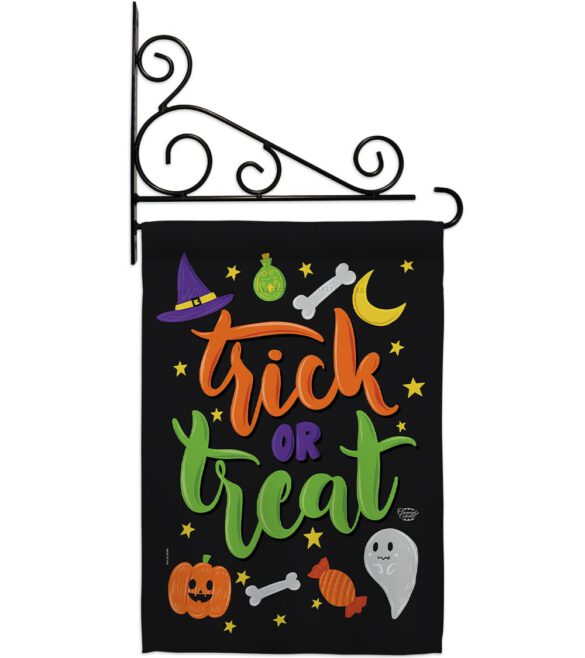 Cute Trick or Treat - Halloween Fall Vertical Impressions Decorative Flags HG192220 Made In USA - Image 8