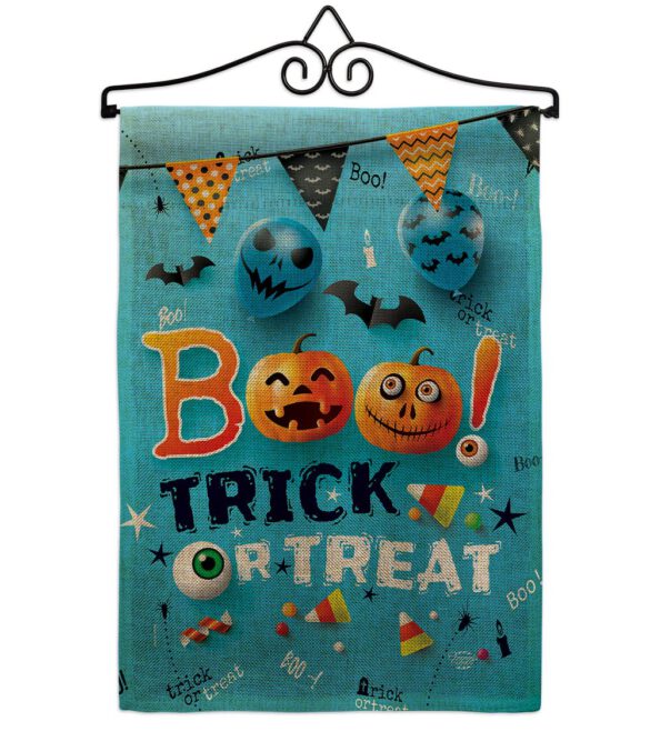 Boo Trick - Halloween Fall Vertical Impressions Decorative Flags HG192221 Made In USA - Image 13