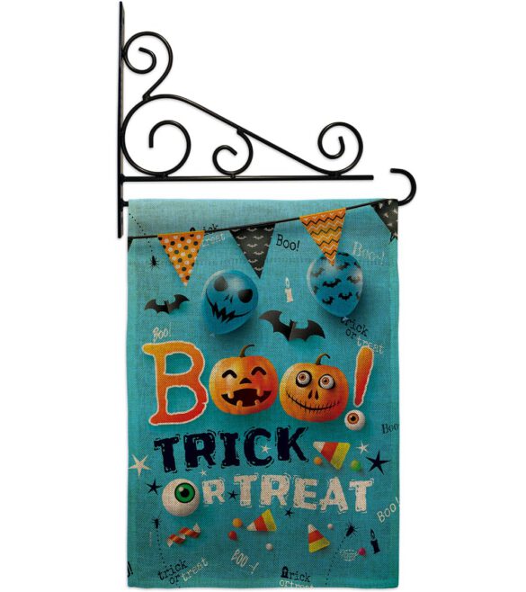 Boo Trick - Halloween Fall Vertical Impressions Decorative Flags HG192221 Made In USA - Image 14