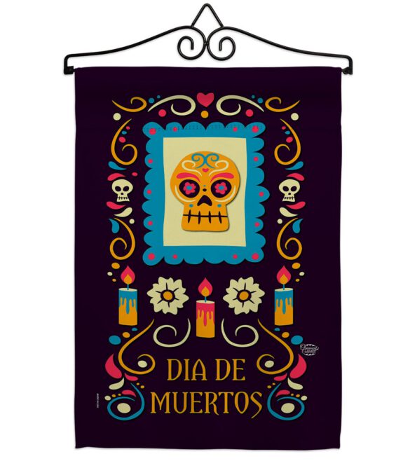 Celebrate The Dead - Halloween Fall Vertical Impressions Decorative Flags HG192240 Made In USA - Image 7