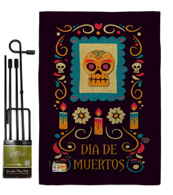 Celebrate The Dead - Halloween Fall Vertical Impressions Decorative Flags HG192240 Made In USA - Image 12