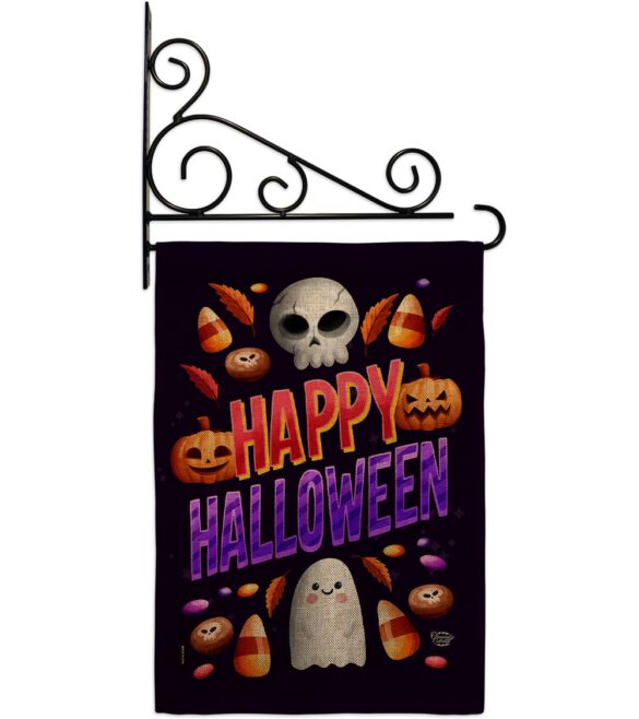 Halloween Treat - Halloween Fall Vertical Impressions Decorative Flags HG192285 Made In USA - Image 14