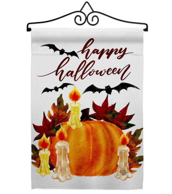 Halloween Candlestick - Halloween Fall Vertical Impressions Decorative Flags HG192667 Made In USA - Image 7