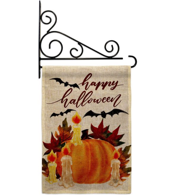 Halloween Candlestick - Halloween Fall Vertical Impressions Decorative Flags HG192667 Made In USA - Image 20