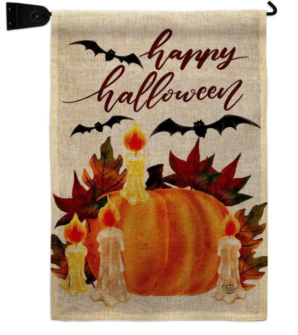 Halloween Candlestick - Halloween Fall Vertical Impressions Decorative Flags HG192667 Made In USA - Image 21