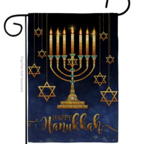 Garden Flag Hanukkah G114227 B