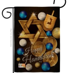 Garden Flag Hanukkah G137063 B