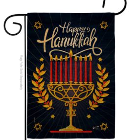 Garden Flag Hanukkah G137327 B