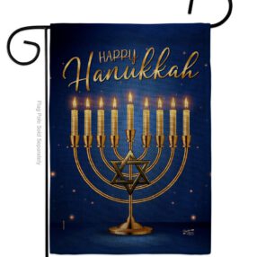 Garden Flag Hanukkah G137329 B