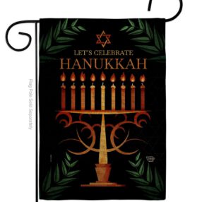 Garden Flag Hanukkah G190011 B